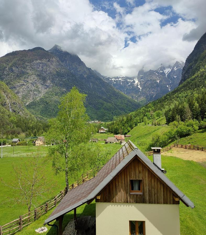 Organic Tourist Farm Pri Plajerju Lägenhet Trenta Exteriör bild